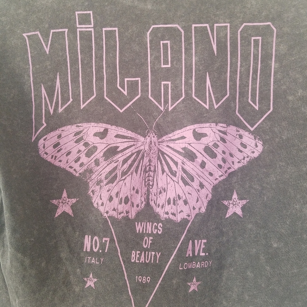 Butterfly crop top